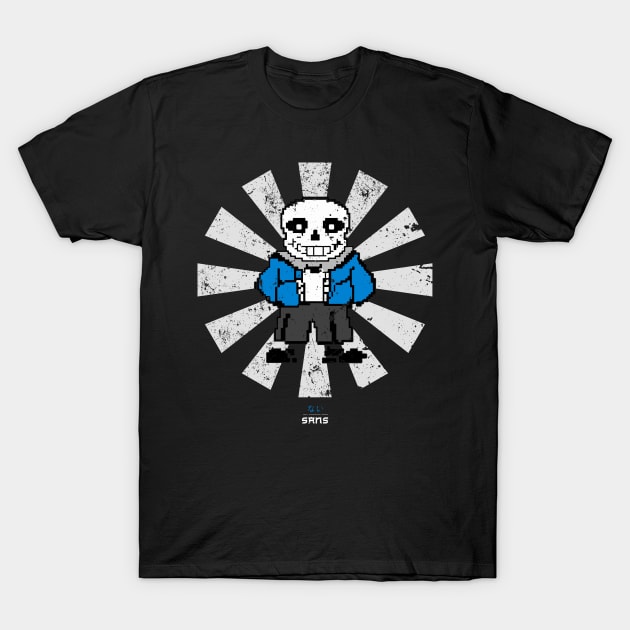 Sans Retro Japanese Undertale T-Shirt by Nova5